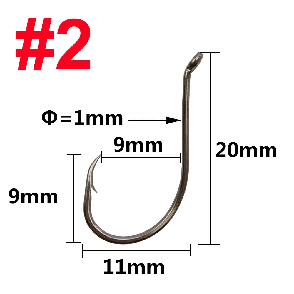 Swivel Drop Shot Hooks – 20 Pack