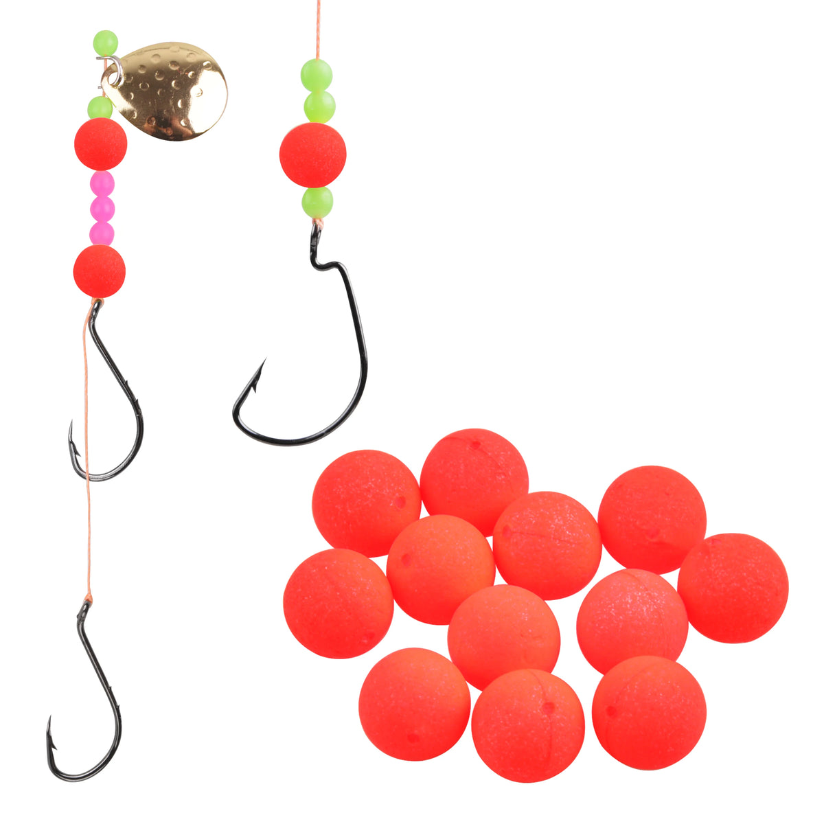 Pompano Rig Foam Floats – 100 Pack