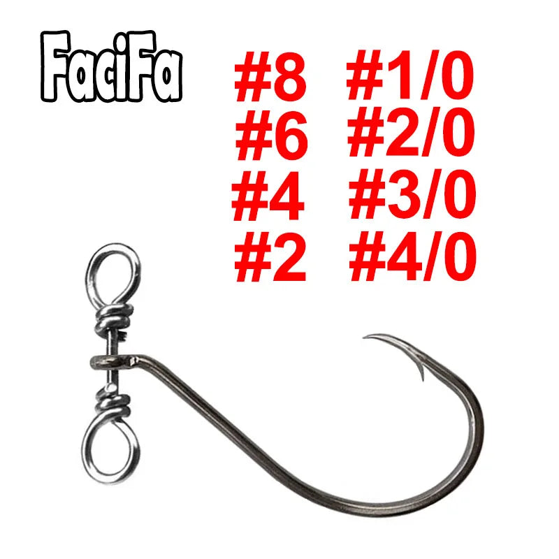 Swivel Drop Shot Hooks – 20 Pack