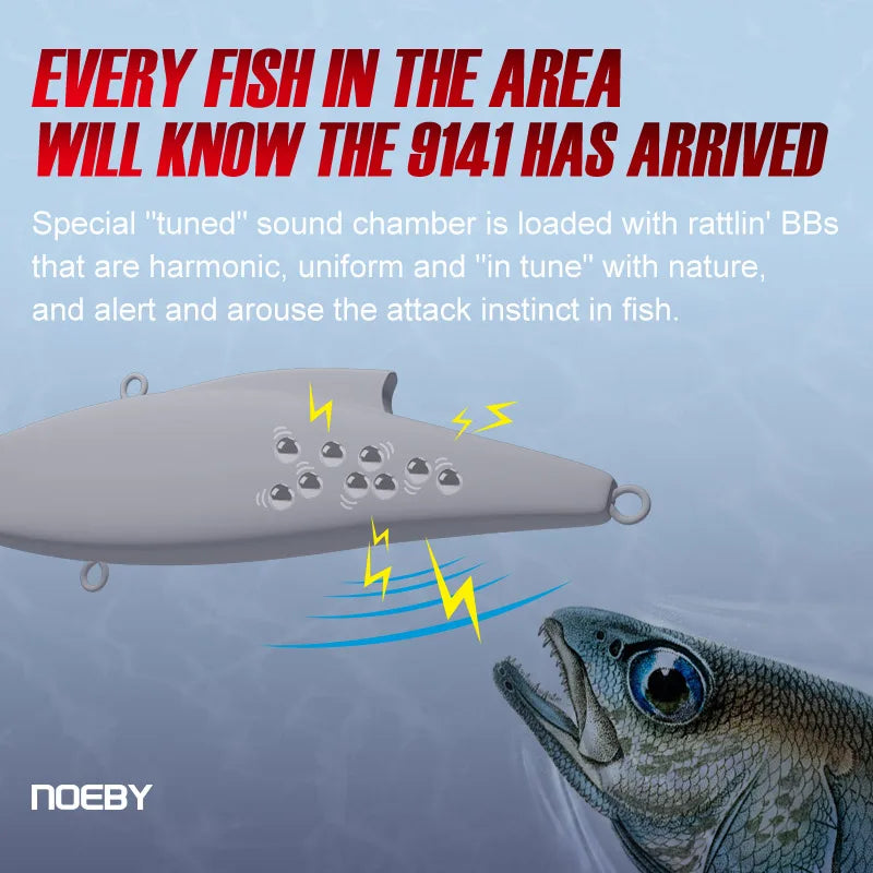 90mm Lipless Rattle Crankbait – 33g