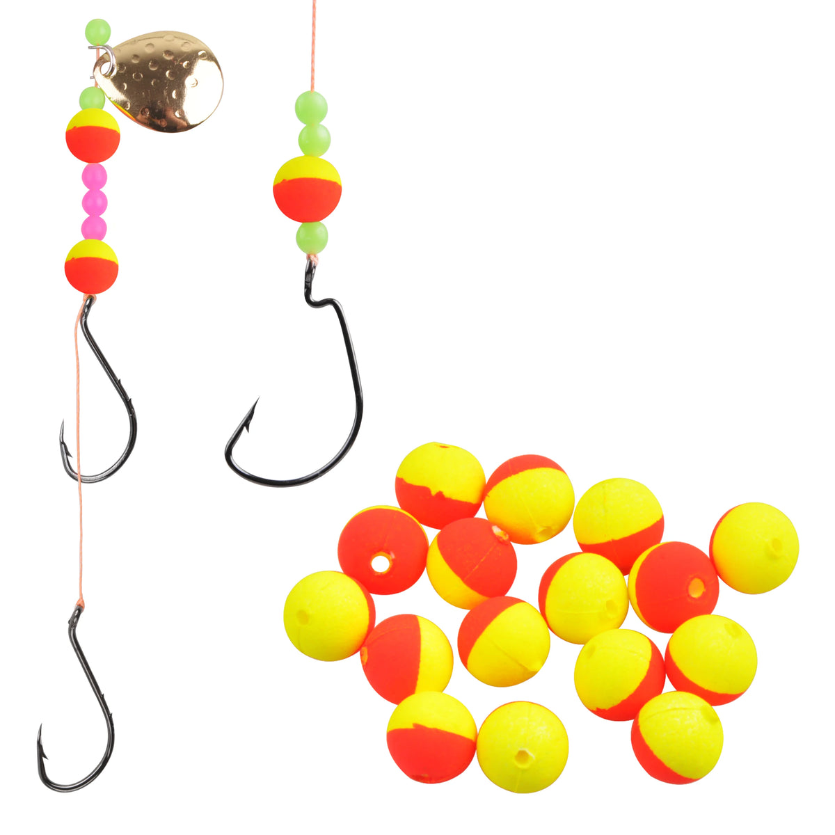 Pompano Rig Foam Floats – 100 Pack
