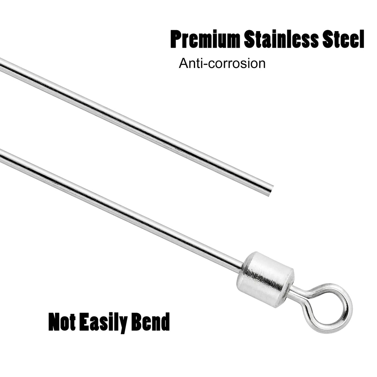 Tokyo Rig / Spinnerbait Wire Shafts – 30 Pack