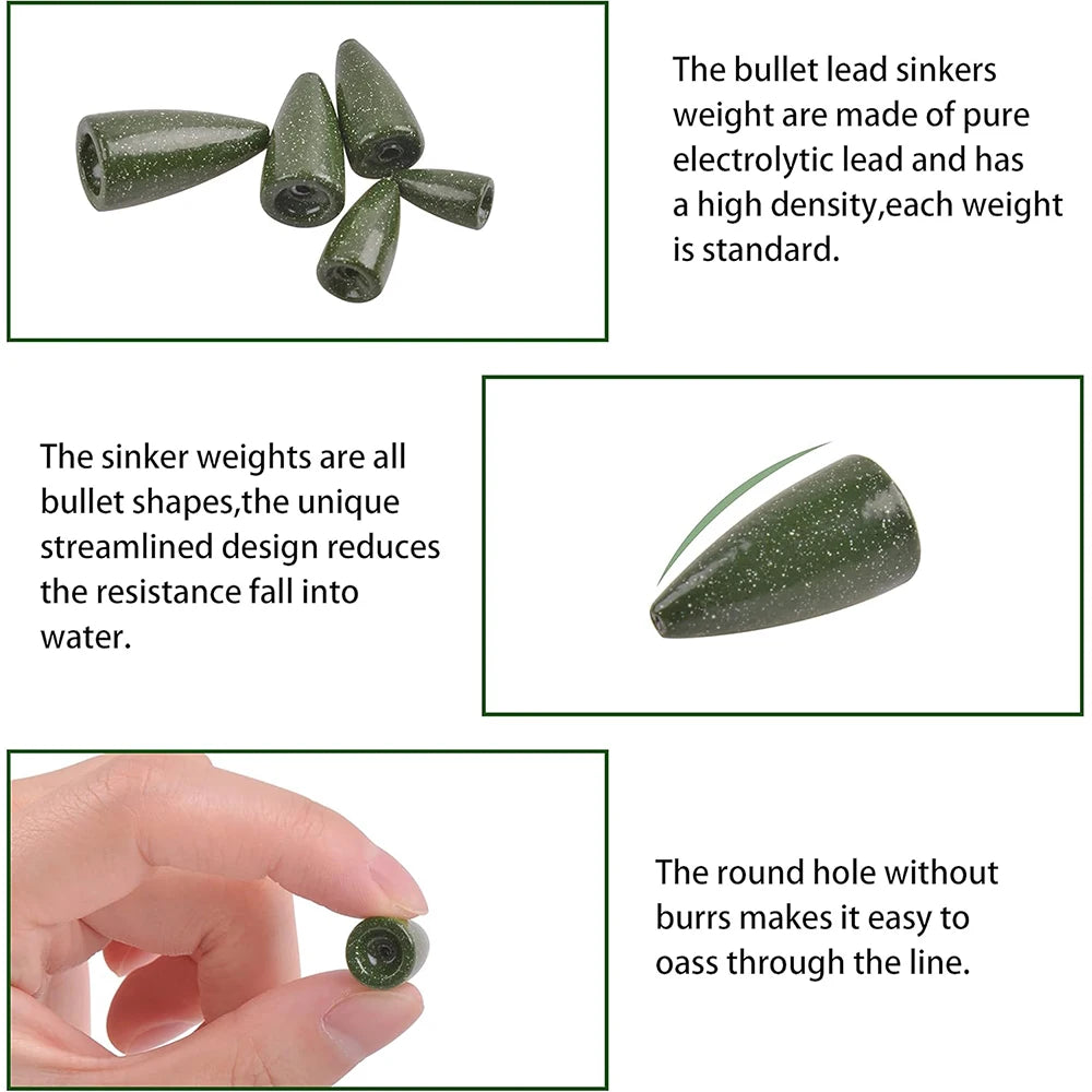 Painted Bullet Weights