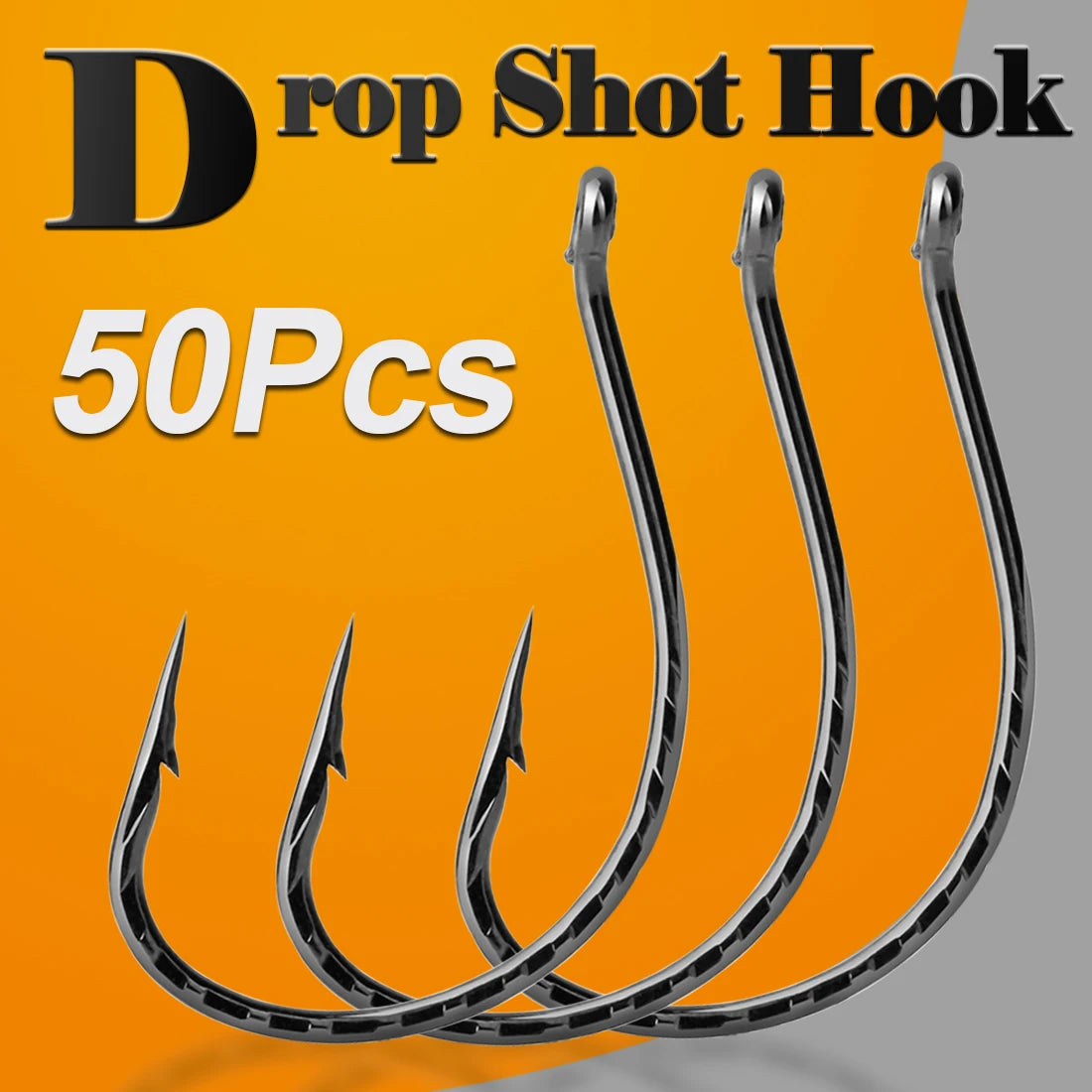 Drop Shot Worm Hooks