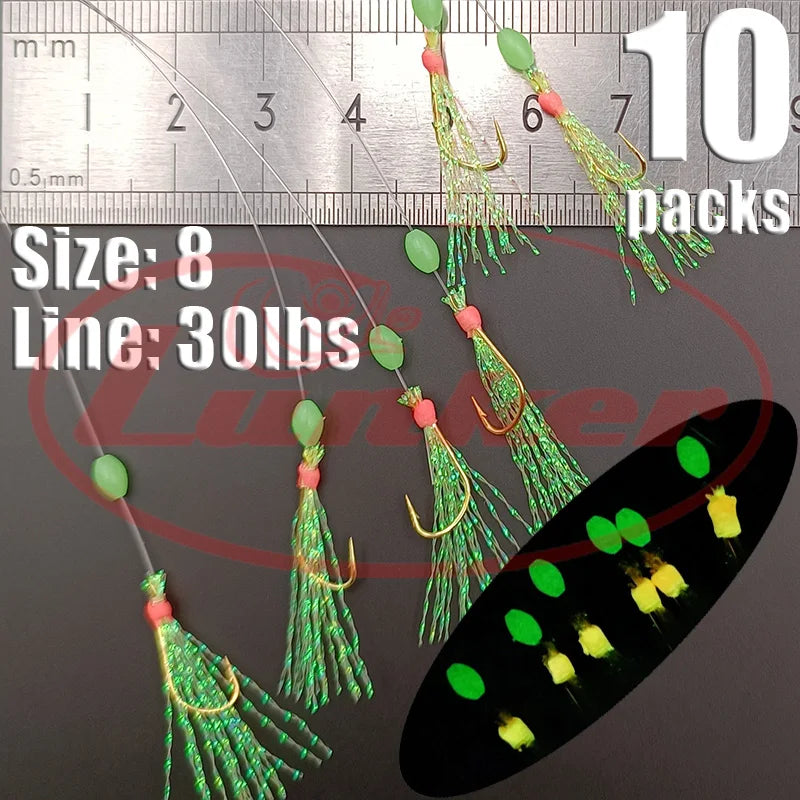 Glow Sabiki Fishing Rig