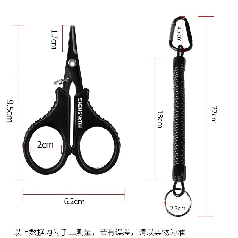 Titanium-Coated Braid Scissors