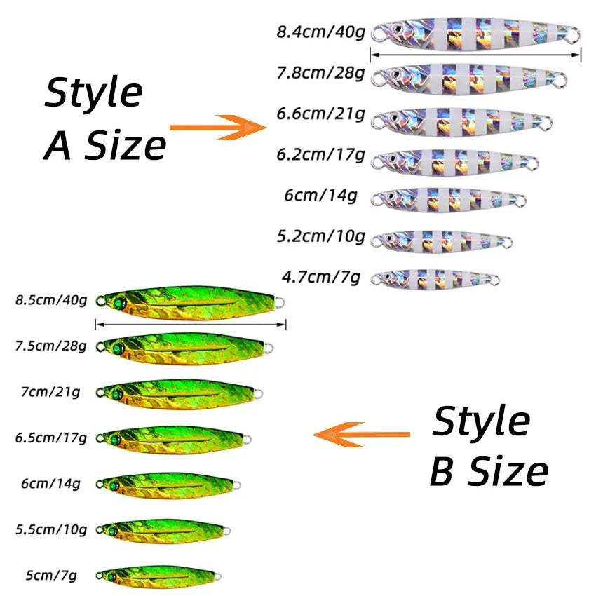 Metal Jig Lure Set