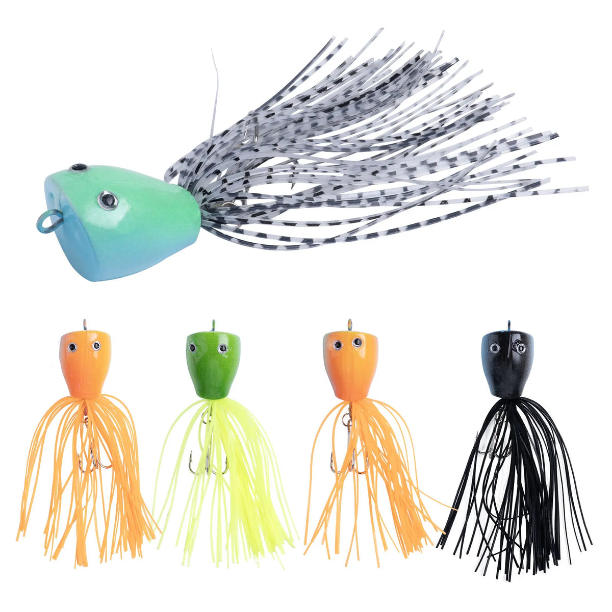 Topwater Frog Lure Set – 5 Pack