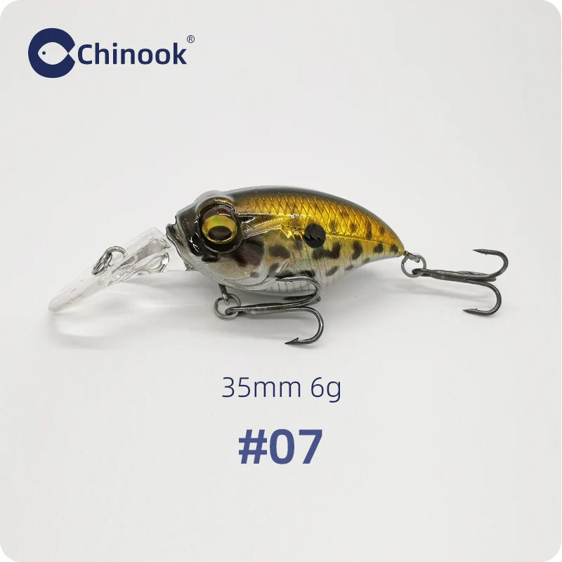 35mm Squarebill Crankbait – 6g