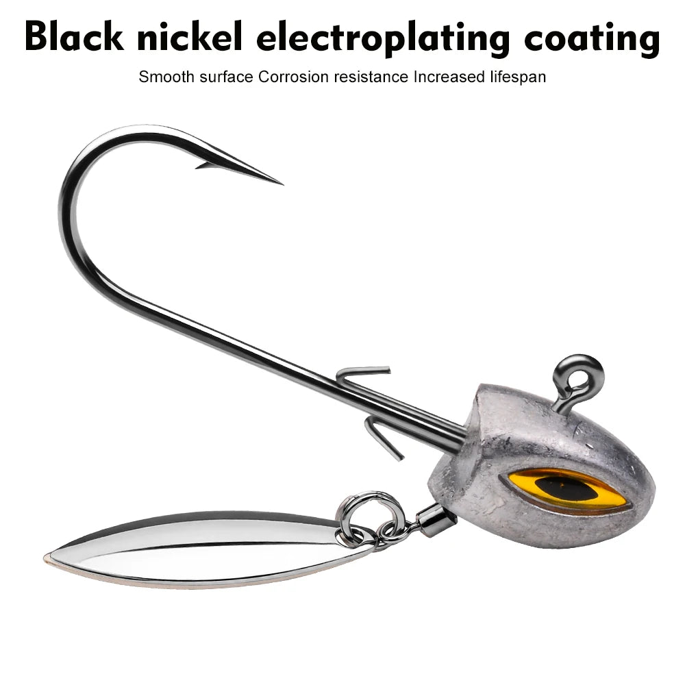 Underspin Jig Heads – 3 Pack