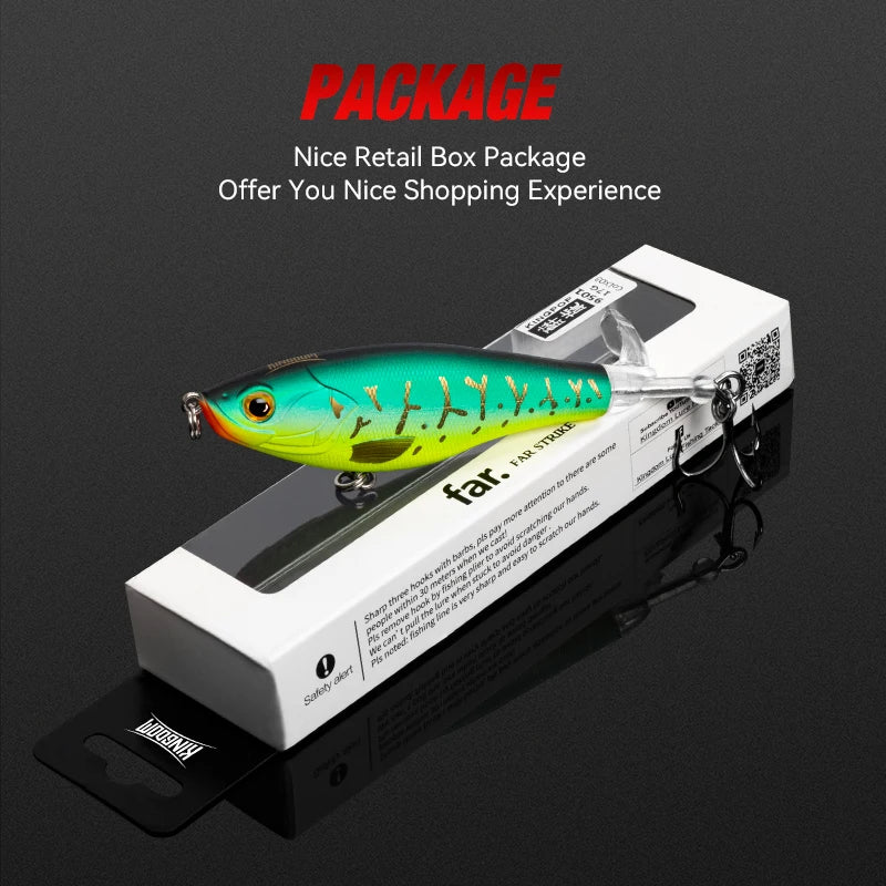 Rotating Tail Topwater Plopper