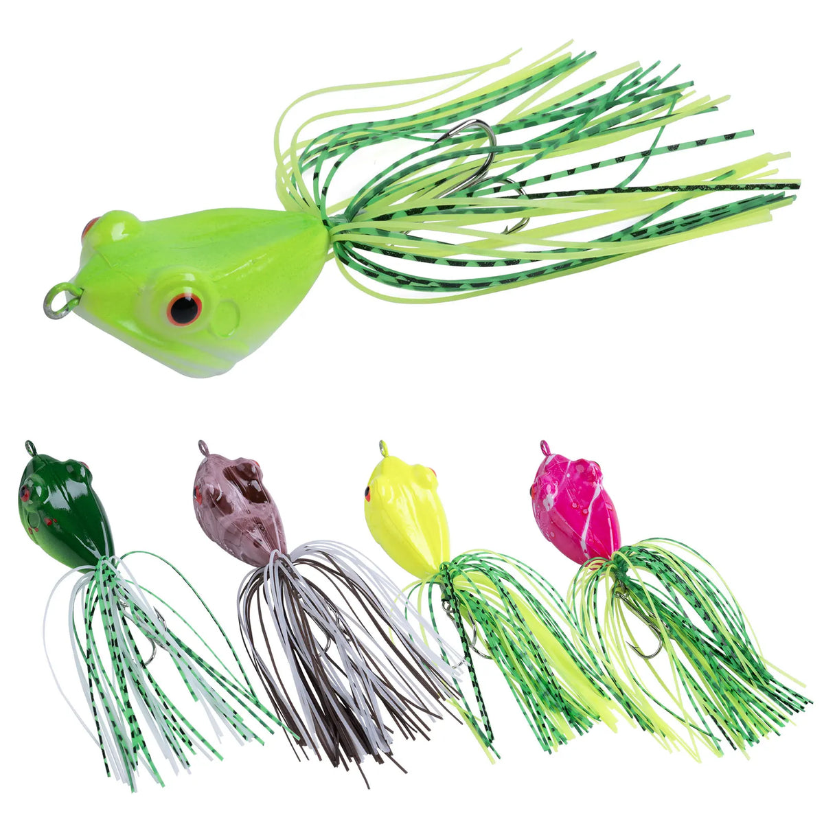 Topwater Frog Lure Set – 5 Pack