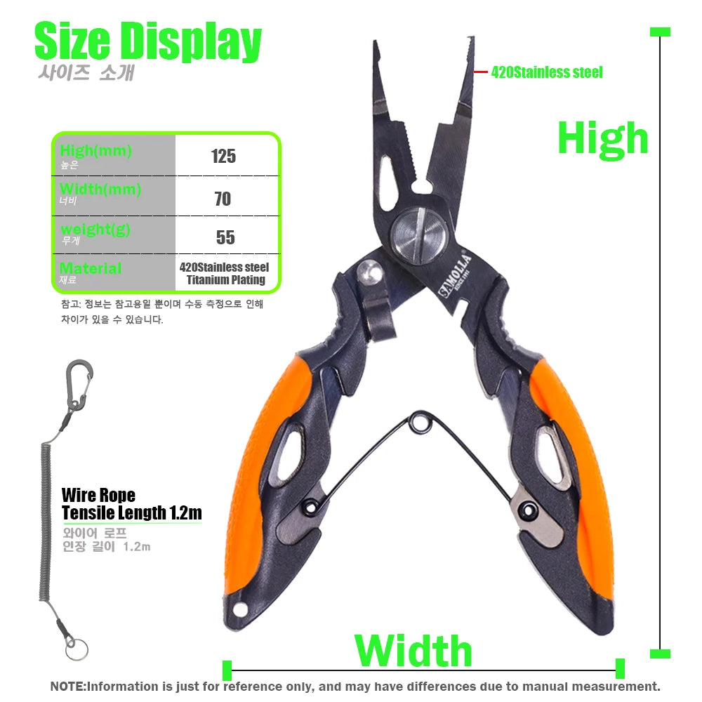 Multifunction Stainless Fishing Pliers