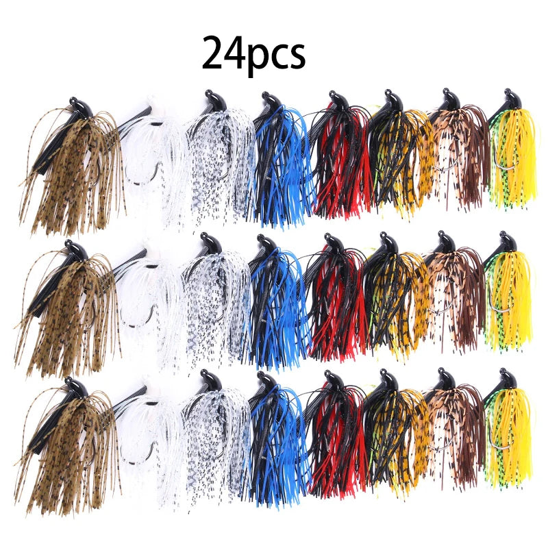 Weedless Skirted Bass Jig