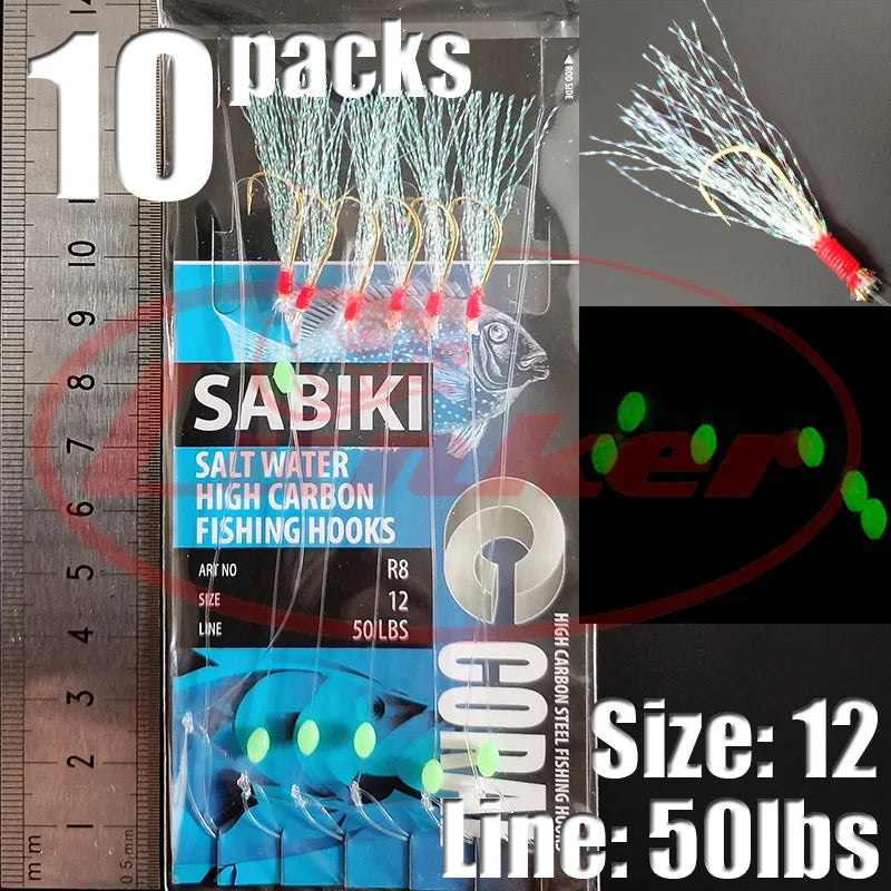 Glow Sabiki Fishing Rig