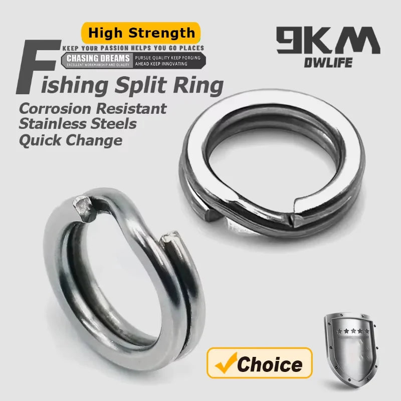 Heavy-Duty Stainless Split Rings