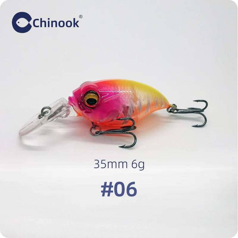 35mm Squarebill Crankbait – 6g