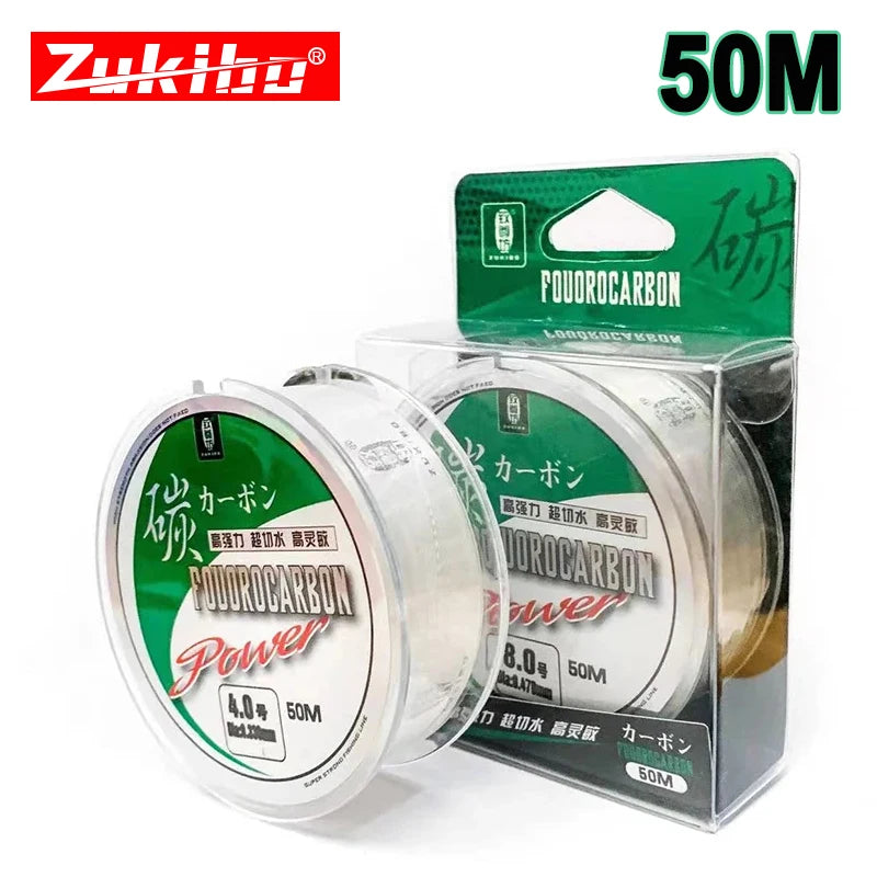 100% Fluorocarbon Fishing Line – 50/100m