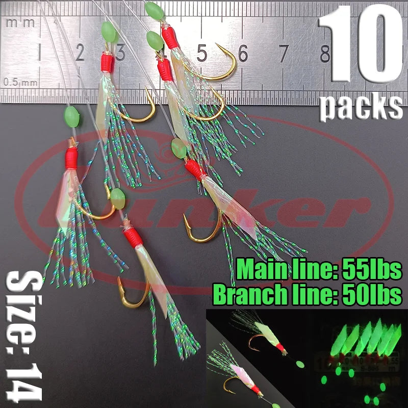 Glow Sabiki Fishing Rig