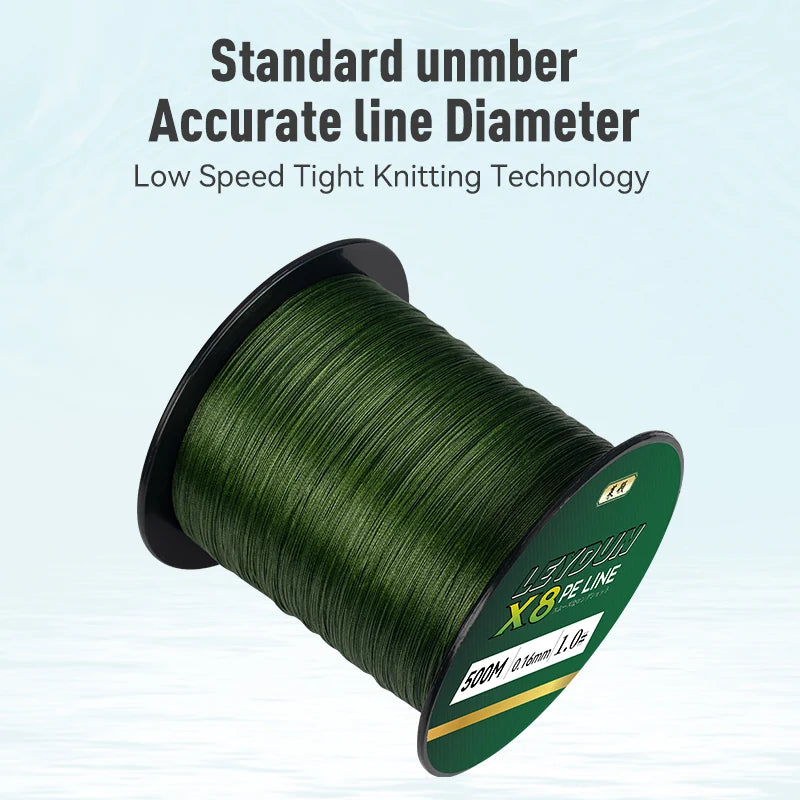 8-Strand Braided Fishing Line – 500m