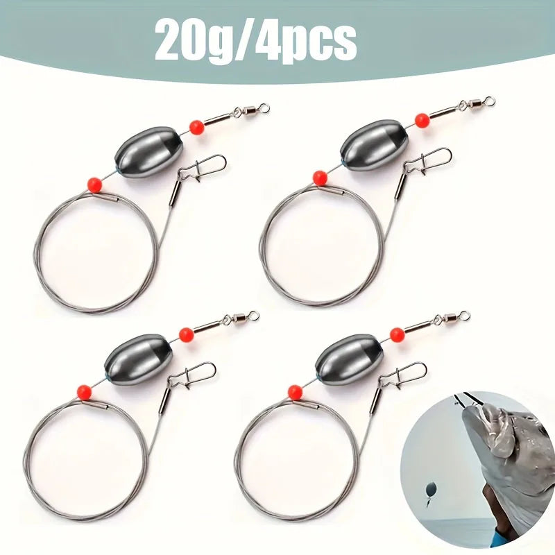 Ready-to-Fish Bottom Rig Kit – 4 Pack