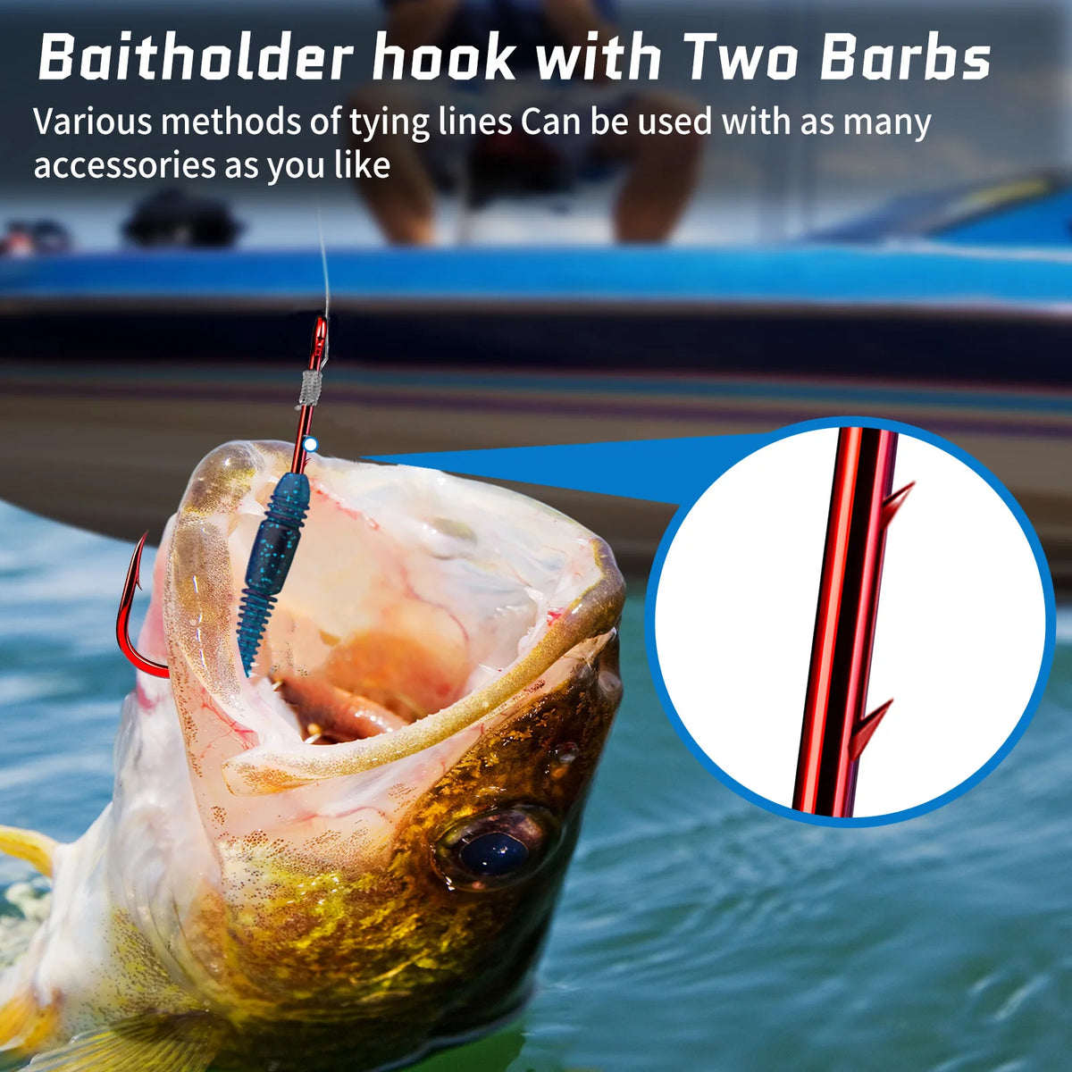 Long-Shank Baitholder Hooks