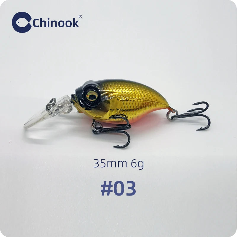 35mm Squarebill Crankbait – 6g