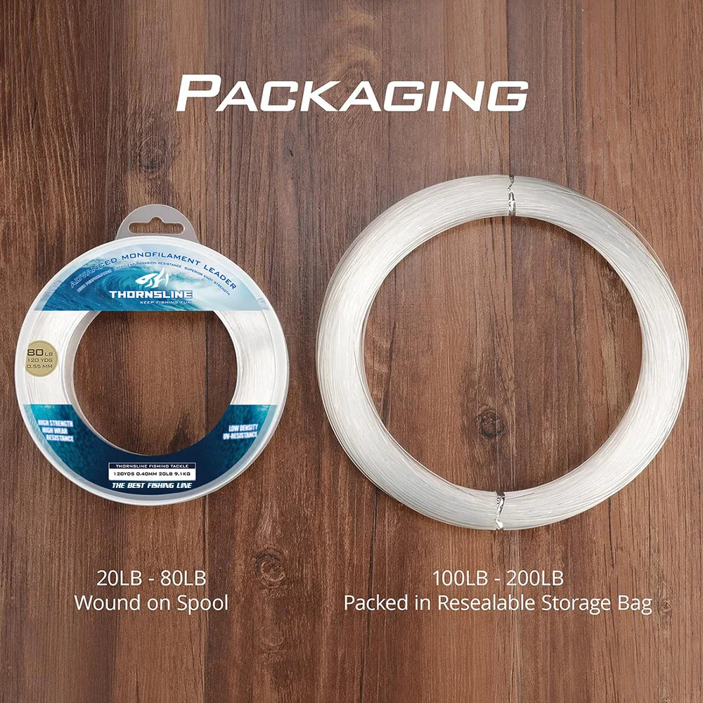 Heavy-Duty Monofilament Leader – 120m