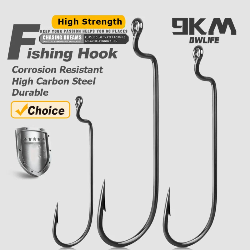 EWG Wide-Gap Worm Hooks