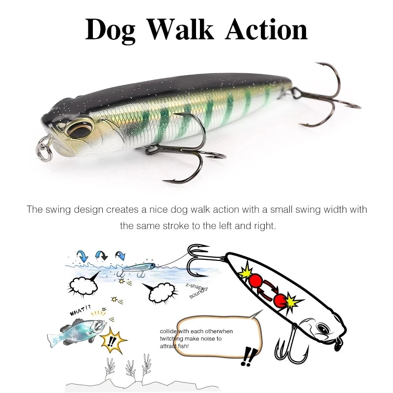 110mm Walking Topwater Pencil Bait