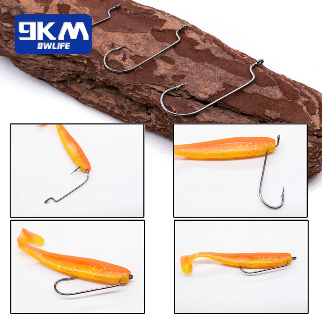 EWG Wide-Gap Worm Hooks