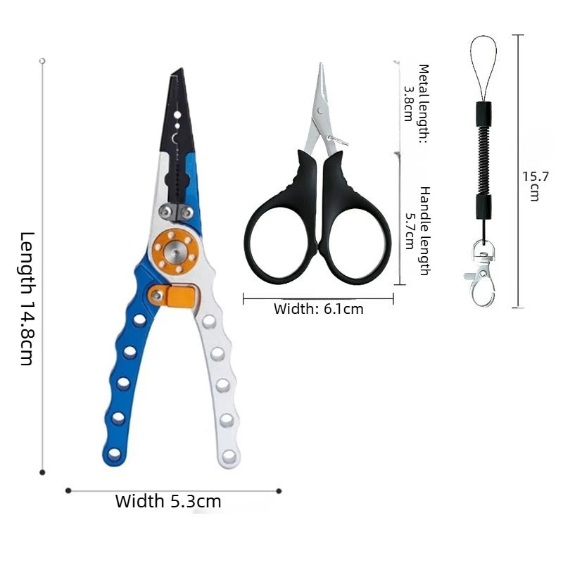 Corrosion-Resistant Aluminum Fishing Pliers