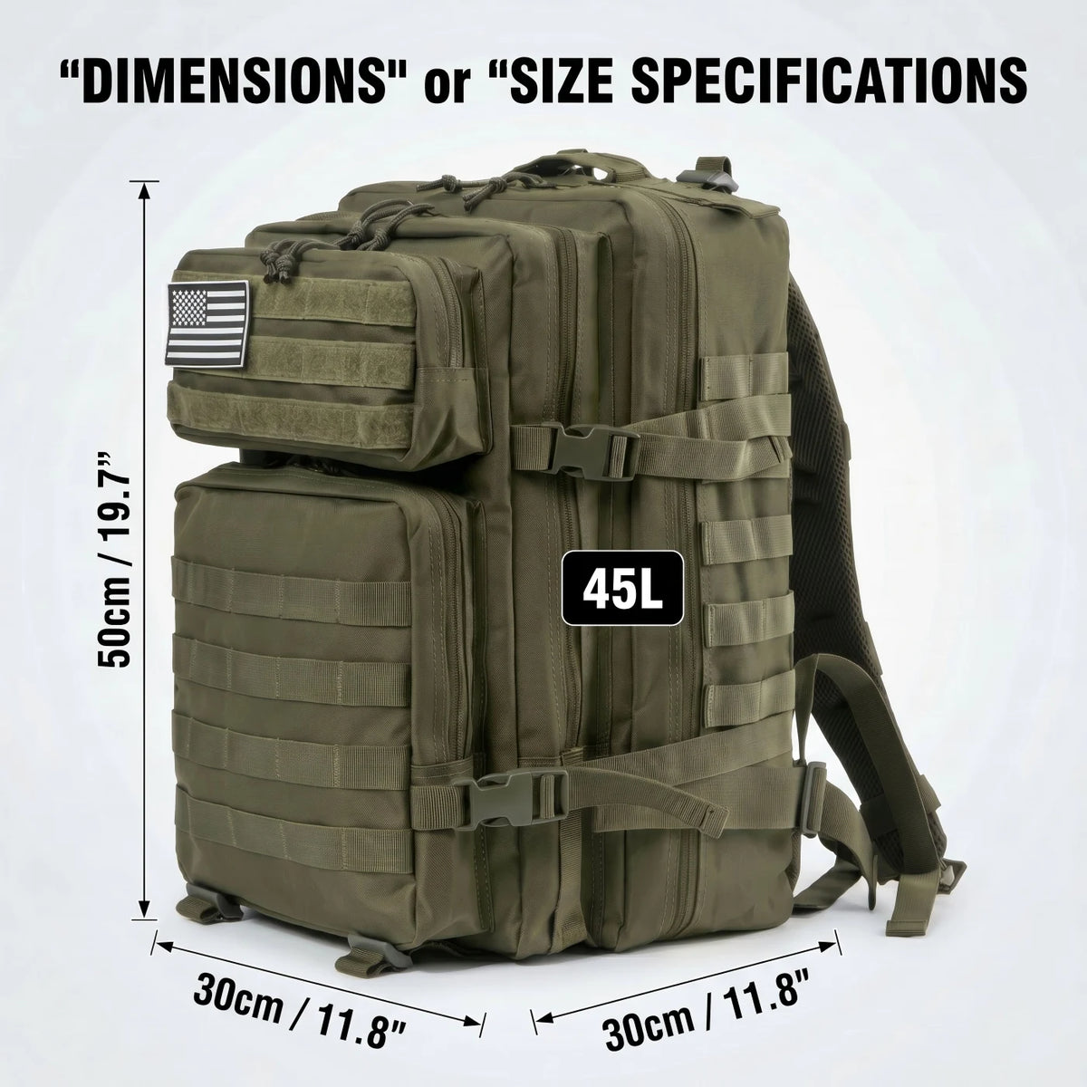 45L Fishing Tackle Backpack