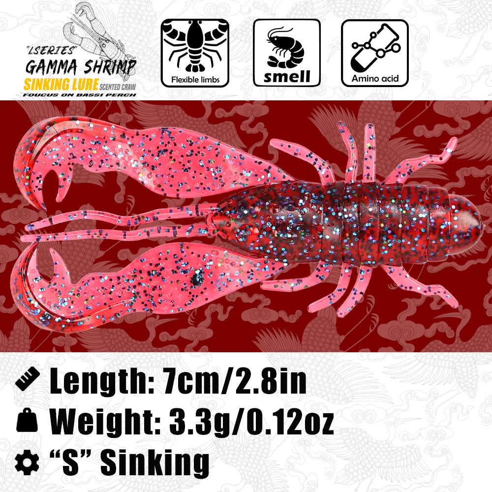 Scented Craw Soft Plastics