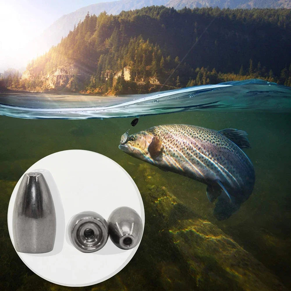 Texas/Carolina Rig Bullet Weights – 20 Pack