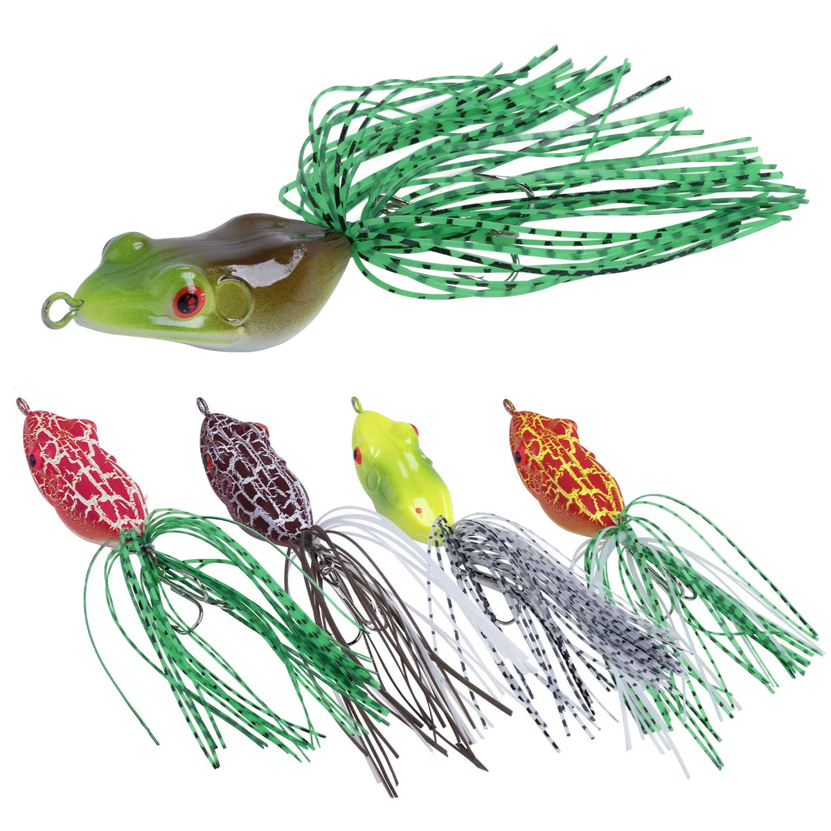 Topwater Frog Lure Set – 5 Pack
