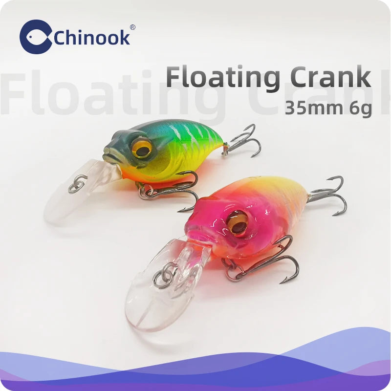 35mm Squarebill Crankbait – 6g