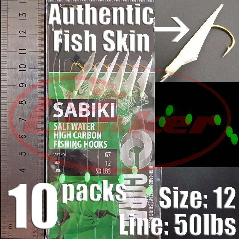Glow Sabiki Fishing Rig