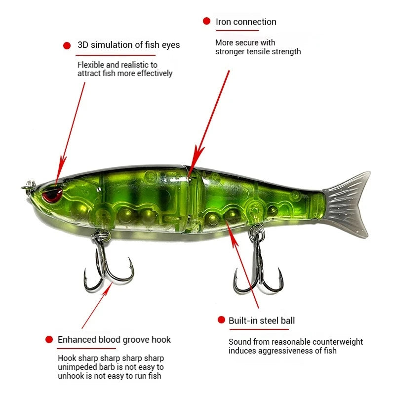 Jointed Glide Bait – 11.5cm