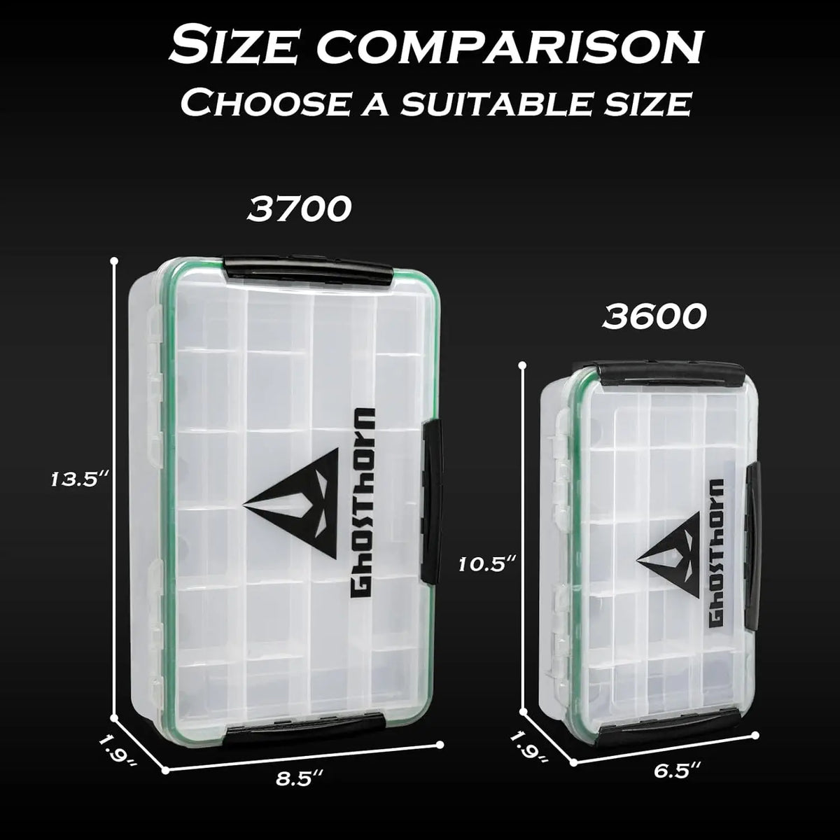Waterproof 3600/3700 Tackle Box