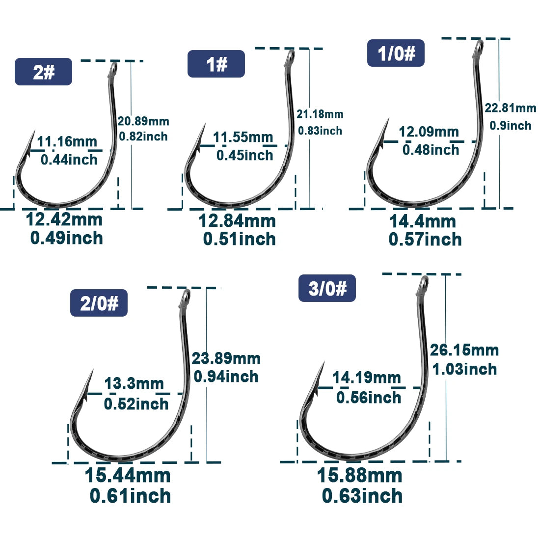 Drop Shot Worm Hooks