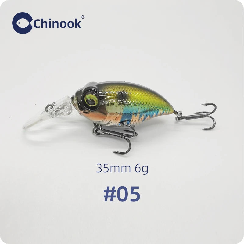 35mm Squarebill Crankbait – 6g