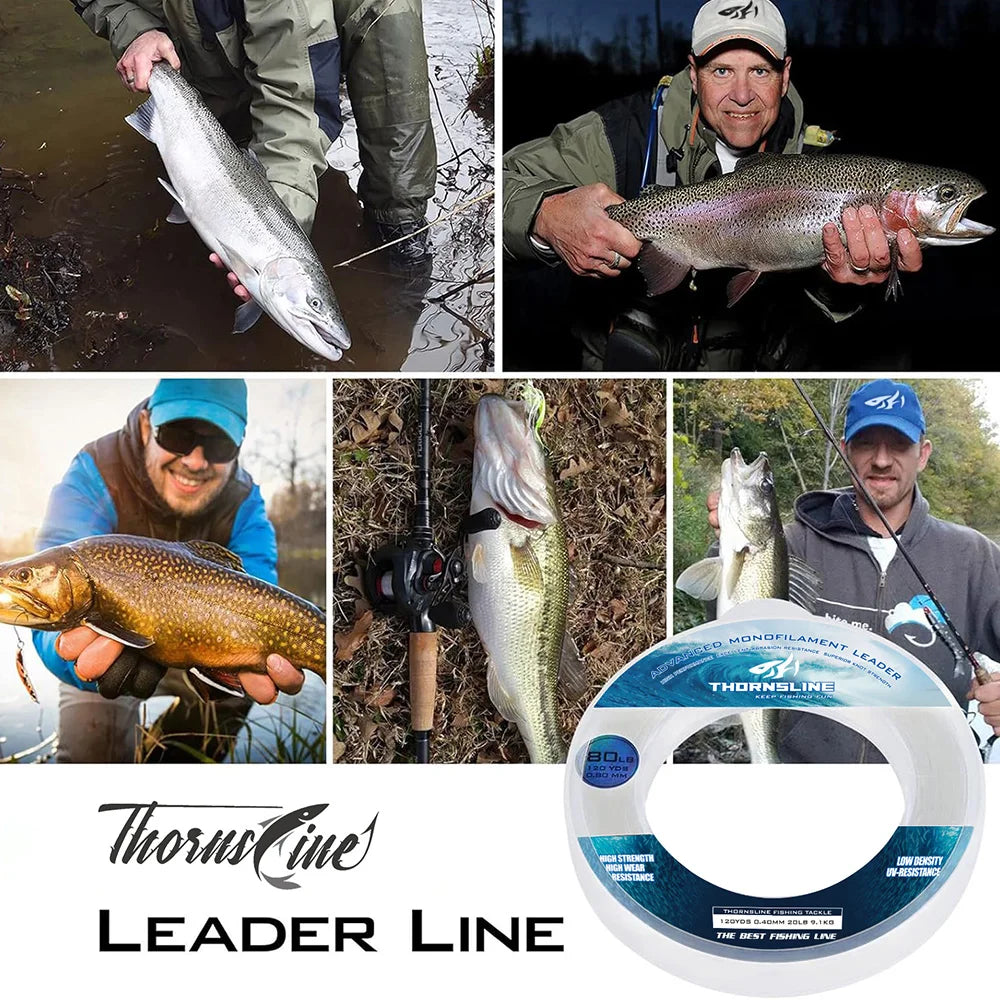Heavy-Duty Monofilament Leader – 120m