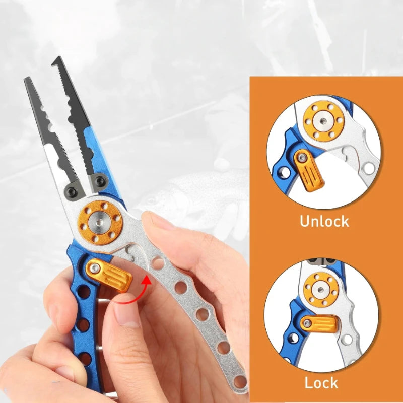 Corrosion-Resistant Aluminum Fishing Pliers