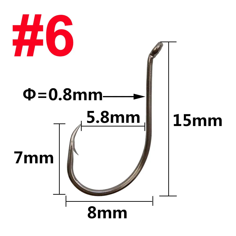 Swivel Drop Shot Hooks – 20 Pack