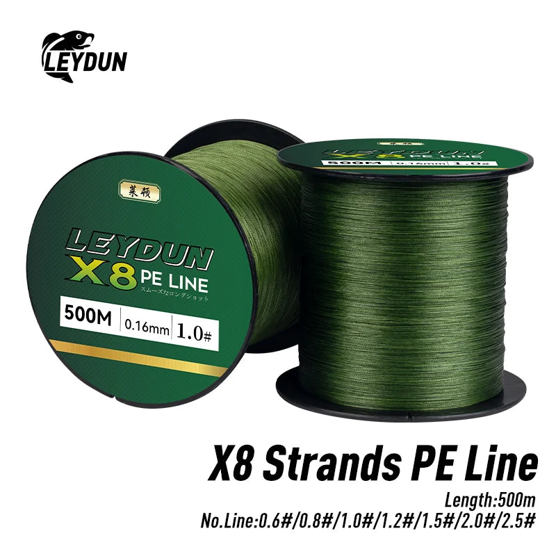 8-Strand Braided Fishing Line – 500m