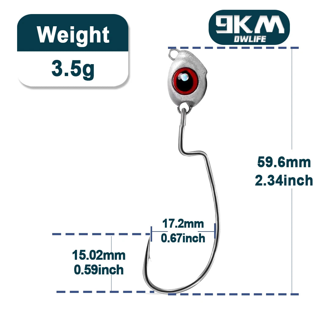 Shaky Head EWG Jig Hooks