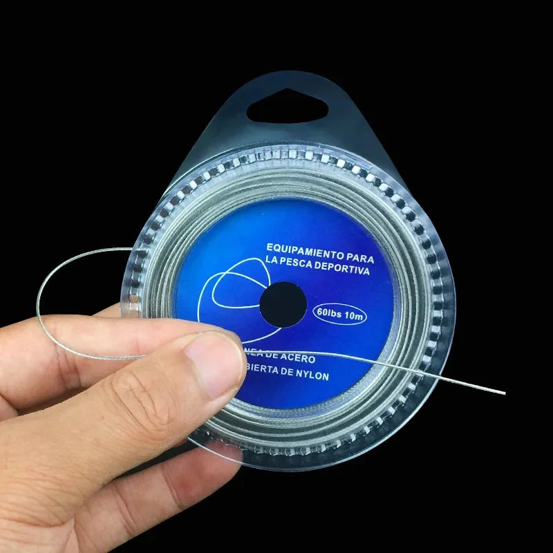 Nylon-Coated Wire Leader – 10m