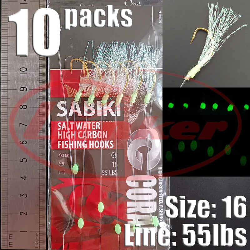 Glow Sabiki Fishing Rig