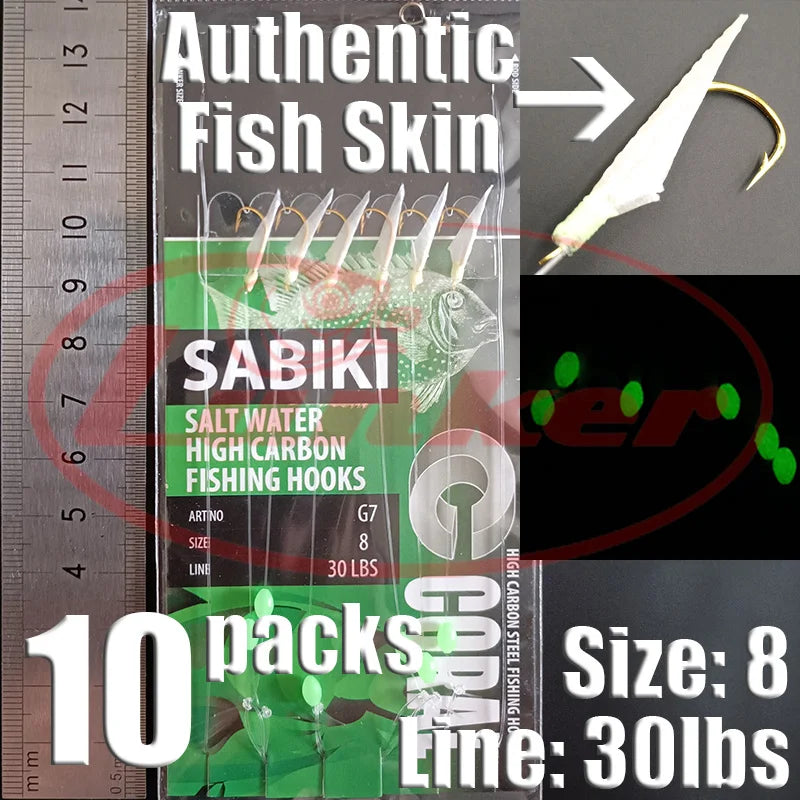 Glow Sabiki Fishing Rig